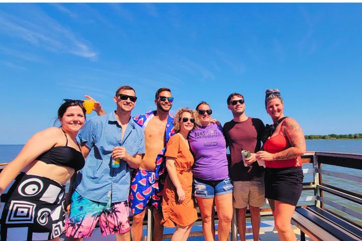 a group of people posing for the camera