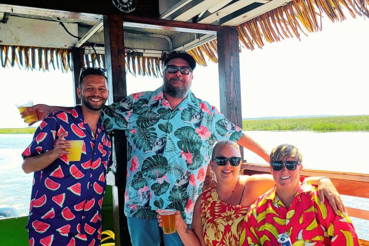 a group of people posing for the camera
